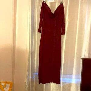 COPY - Brand new Eva mendes size  Xl sweater  off the shoulder sweater dress .